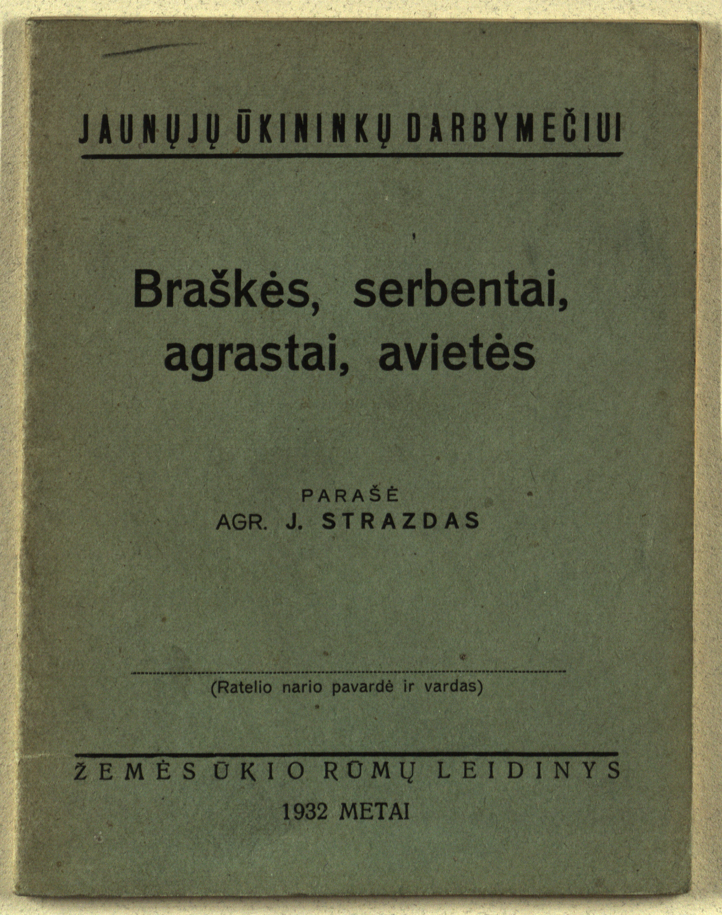 Jaunųjų ūkininkų darbymečiui. Braškės, serbentai, agrastai, avietės