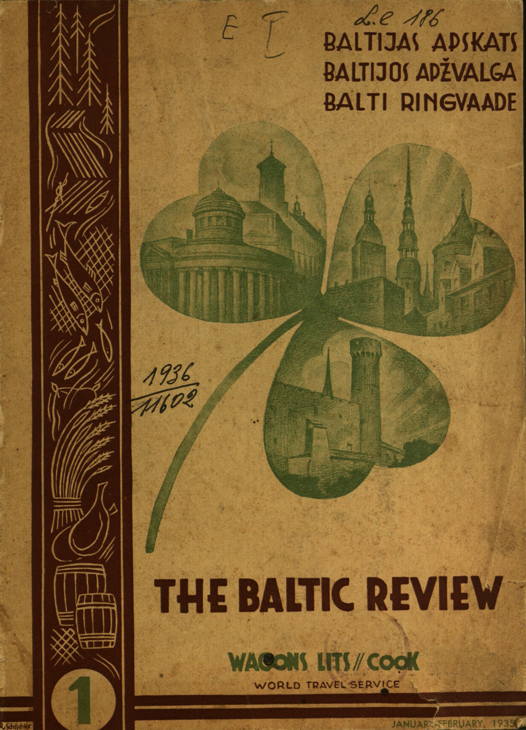 The Baltic review. - 1935- - 1935-Nr.1